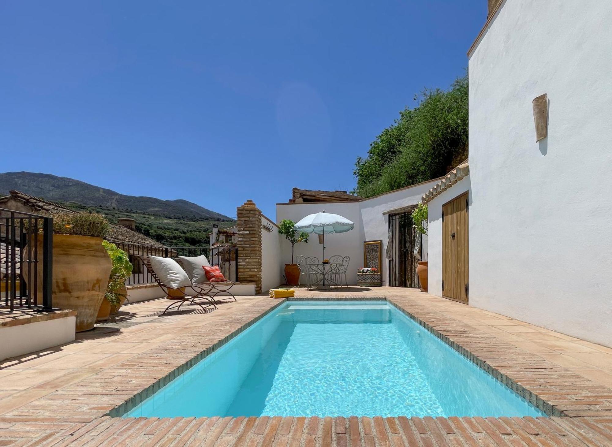 Stunning Spanish White Village Home Private Pool Stunning Views Saleres Kültér fotó